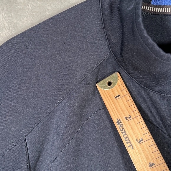 Zero Restriction Sweater Mens XL Blue Tour Series 1/4 Zip Fleece Pullover - Picture 2 of 9